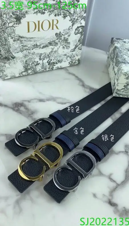 Dior belt 35mmX95-125cm 7D01